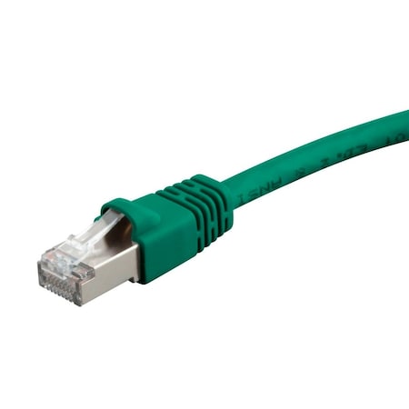 Monoprice Cat6A Ethernet Patch Cable - Snagless RJ45_ 550Mhz_ STP_ Pure Bare Cop 24356